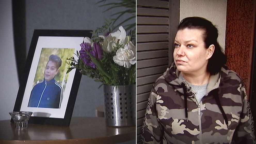 Carolina Sinisalo förlorade sin 15-åriga son Robin när han sköts till döds utanför deras port i Akalla.