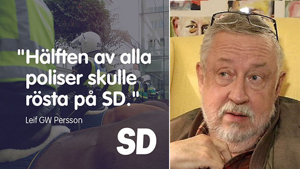 Sverigedemokraterna plockade upp Leif GW Perssons uttalande på partiets Facebooksida