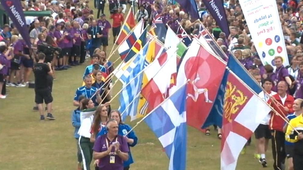 Nationsparad på Island Games