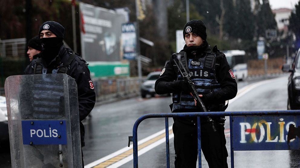 Turkisk polis, arkivbild från 1 januari 2017.