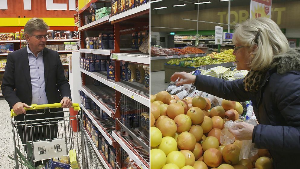 Sven Lindgren, ordförande i Civilförsvarsförbundet, säger att livsmedelsbutikerna är det enda beredskapslager Sverige har vid en kris.