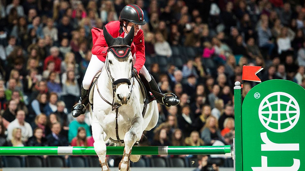 Helena Persson och hästen Bonzai H är klara för Gothenburg Horse Show