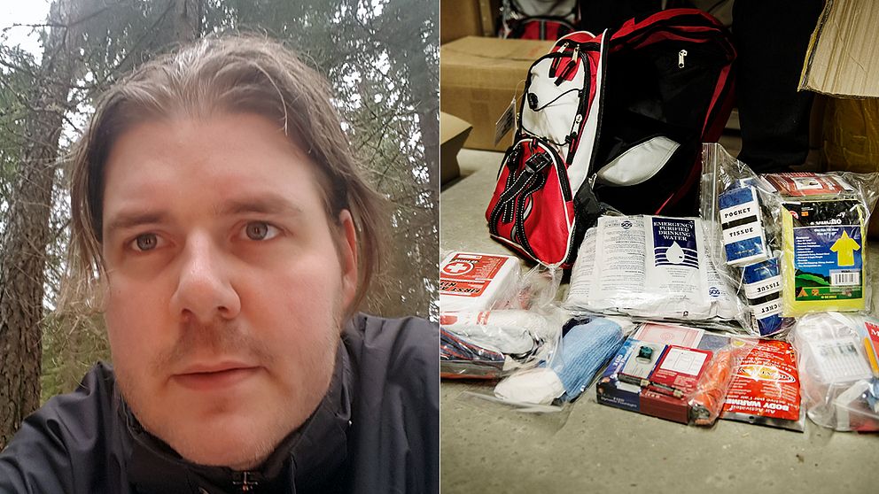 Andreas Karlsson är prepper och driver bloggen urvaken.com.