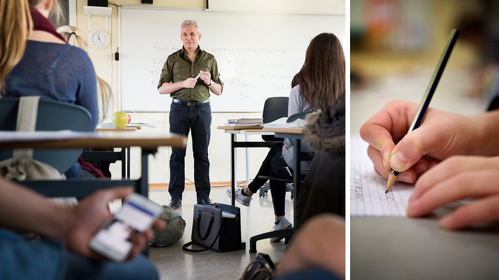 I en undersökning uppger nio procent av lärarna att det förekommit fusk vid de nationella proven på deras skola.