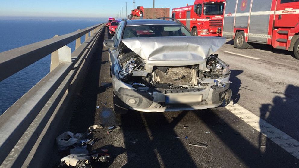 Masskrock på Öresundsbron