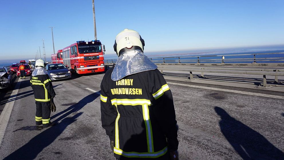 Olycksplats på Öresundsbron