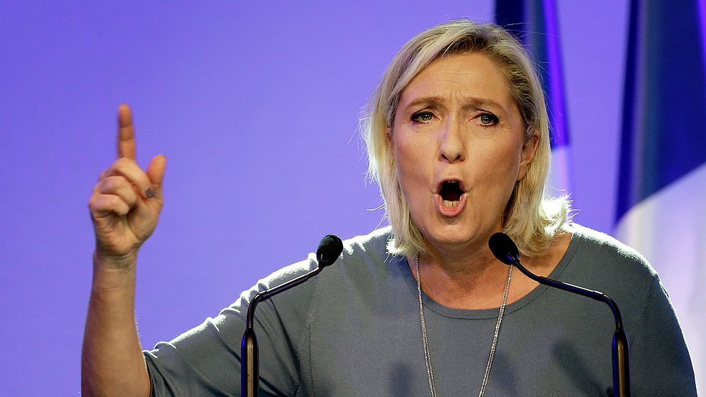 Marine Le Pen, Nationella Frontens presidentkandidat.