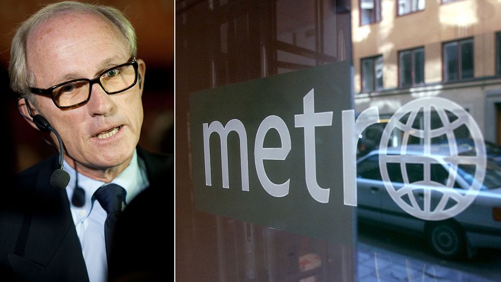 Finansprofilen Mats Qviberg köper gratistidningen Metro.