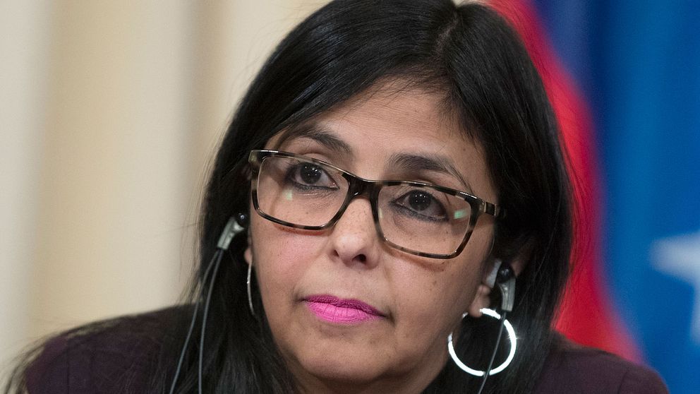 Venezuelas utrikesminister Delcy Rodriguez