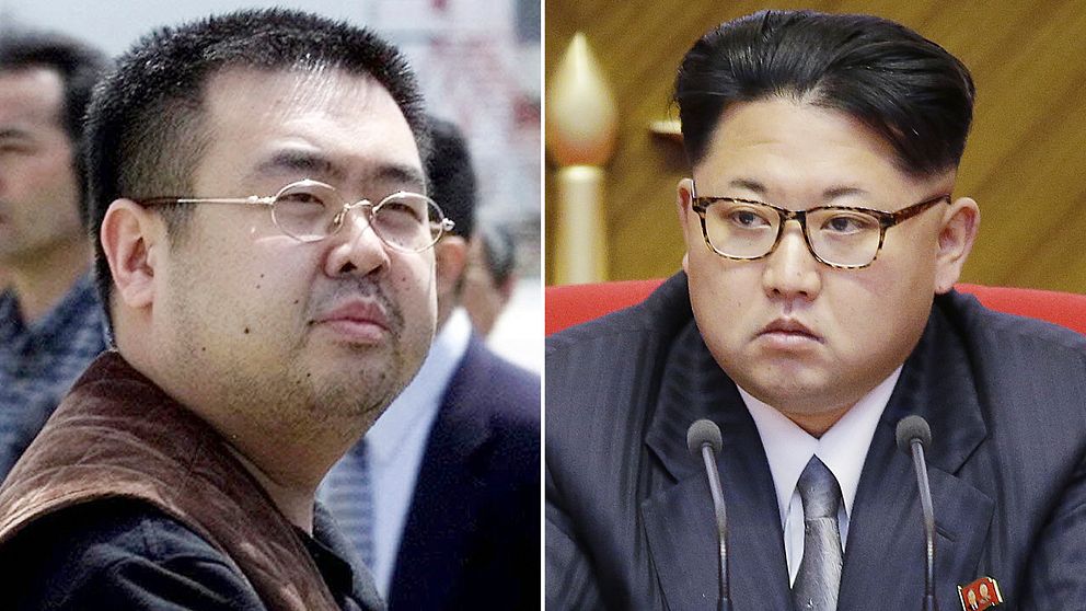 Bröderna Kim Jong-Nam och Kim Jong-Un.