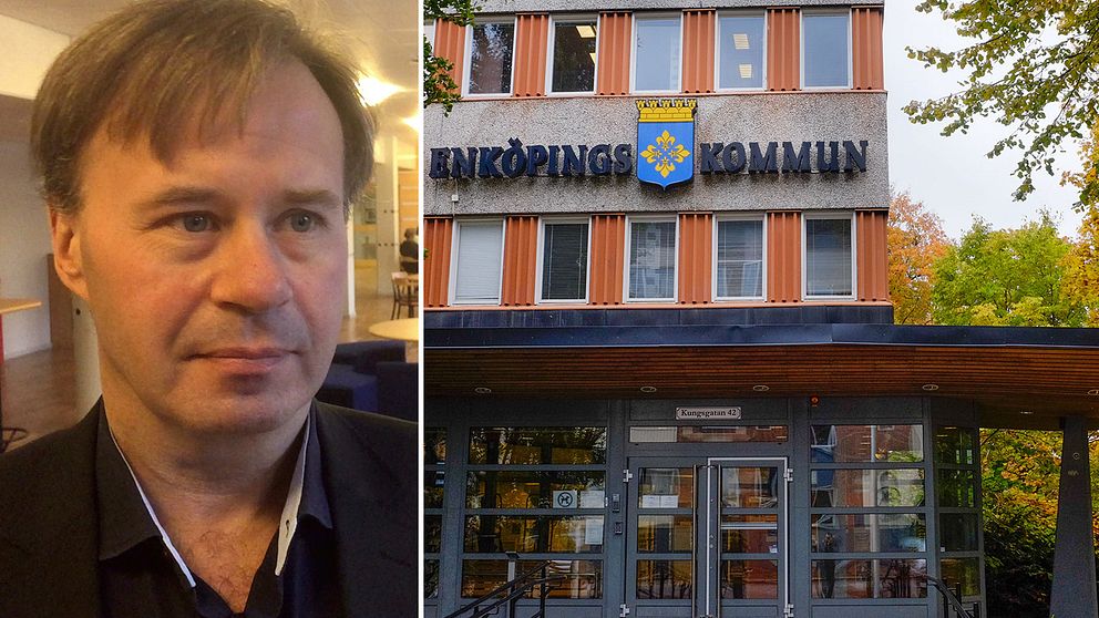porträtt på itchefen och bild på kommunhuset.