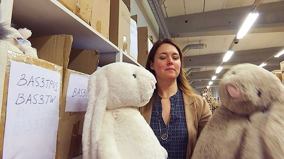 Kvinna med nallar