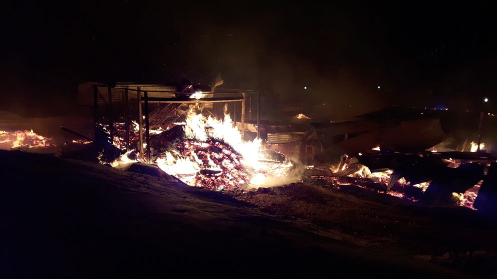 Brand på justerverk