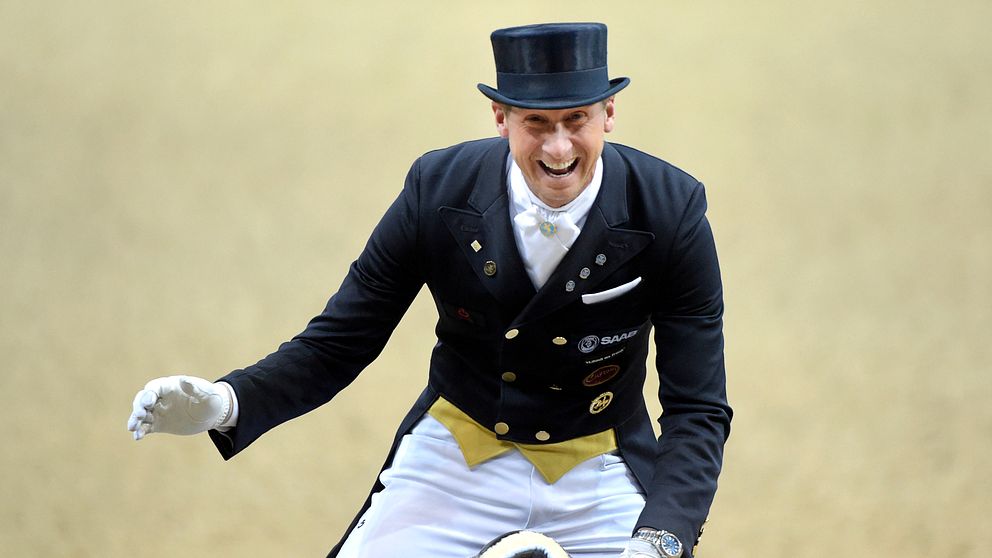 Patrik Kittel under fredagens kür i Göteborg Horse Show