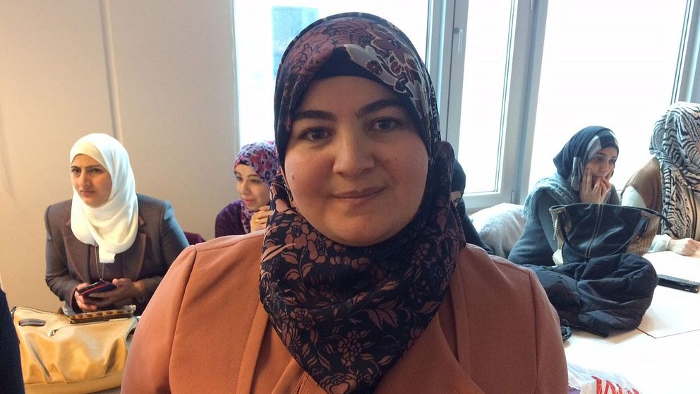 Usmaa Khalel, tidigare engelskalärare i Syrien