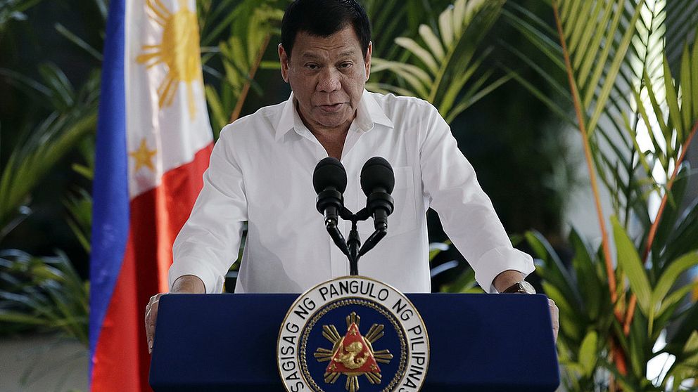 Filippinernas president Duterte.
