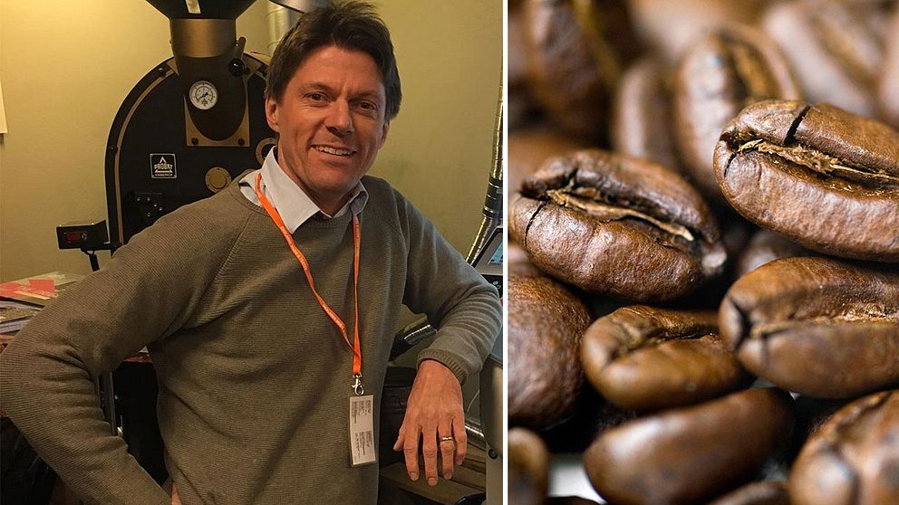 Henrik Arvidsson från Blekinge kafferosteri