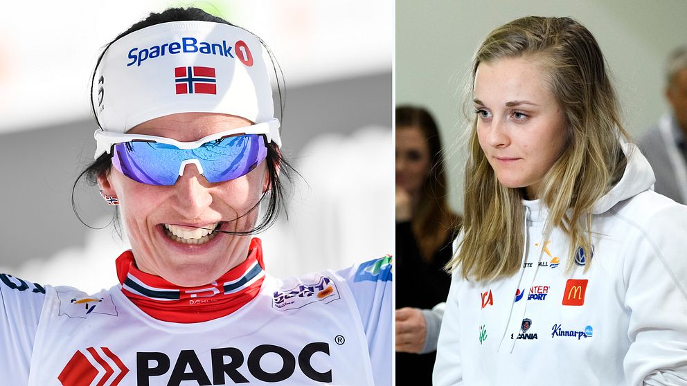 Marit Björgen glömde bort Stina Nilsson när hon skulle lista medaljkandidaterna inför 10 km klassiskt.