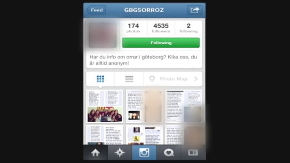 Instagramkontot Gbgsorroz