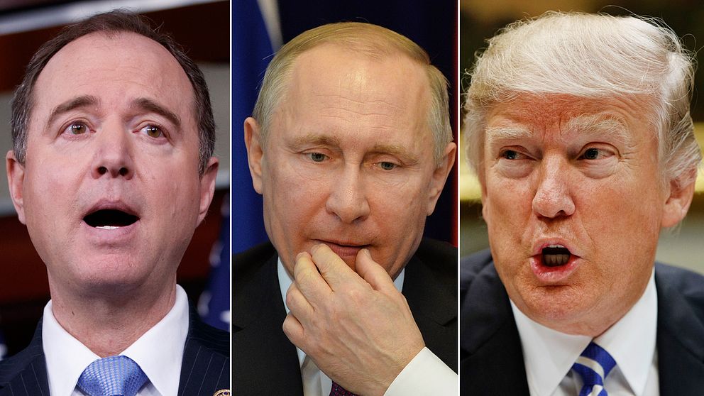 Demokratiske ledamoten i underrättelseutskottet i USA:s representanthus, Adam Schiff, annonserade utredningen som berör Rysslands president och USA:s president Donald Trump.