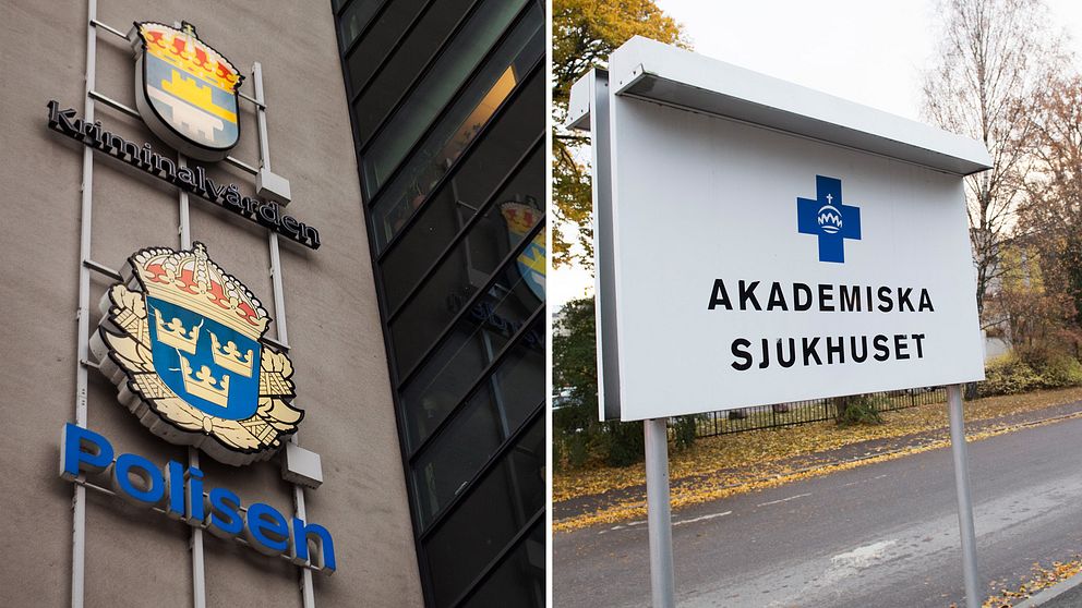 Akademiska sjukhuset ackis polis polishuset