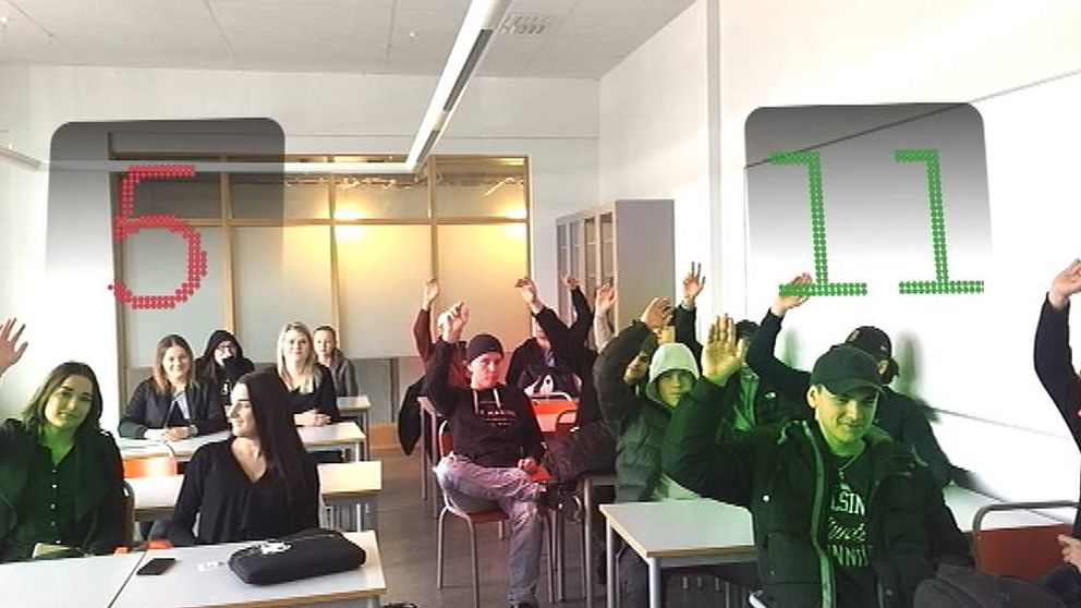 Eleverna på Thomasgymnasiet i Strängnäs tycker till om värnplikten.