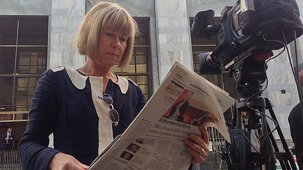 Kristina Kappelin bevakar rättegången i  Milano