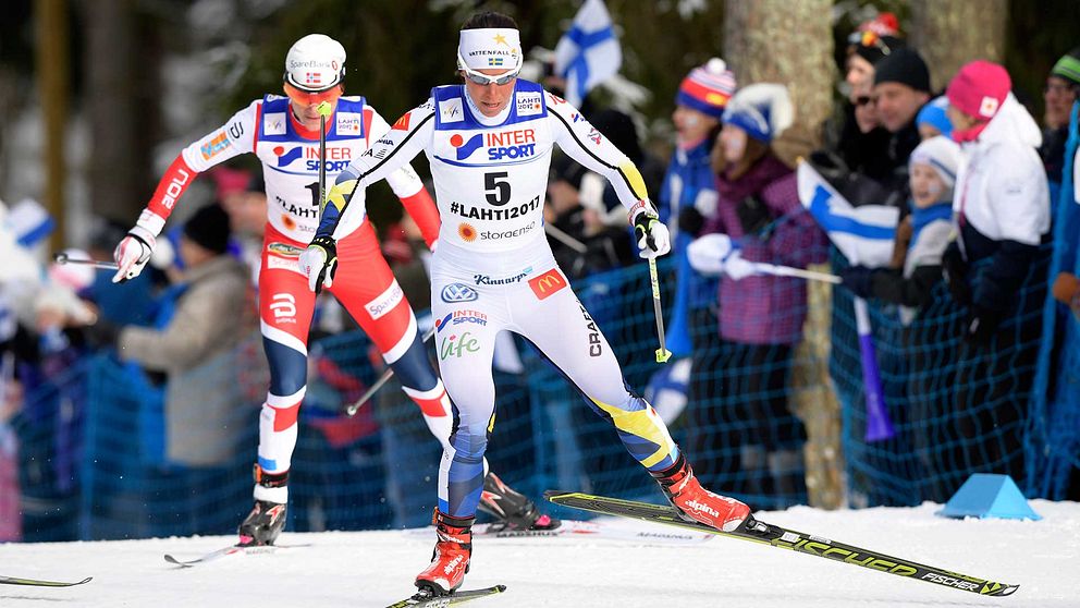 Kalla kör för medalj på tremilen.