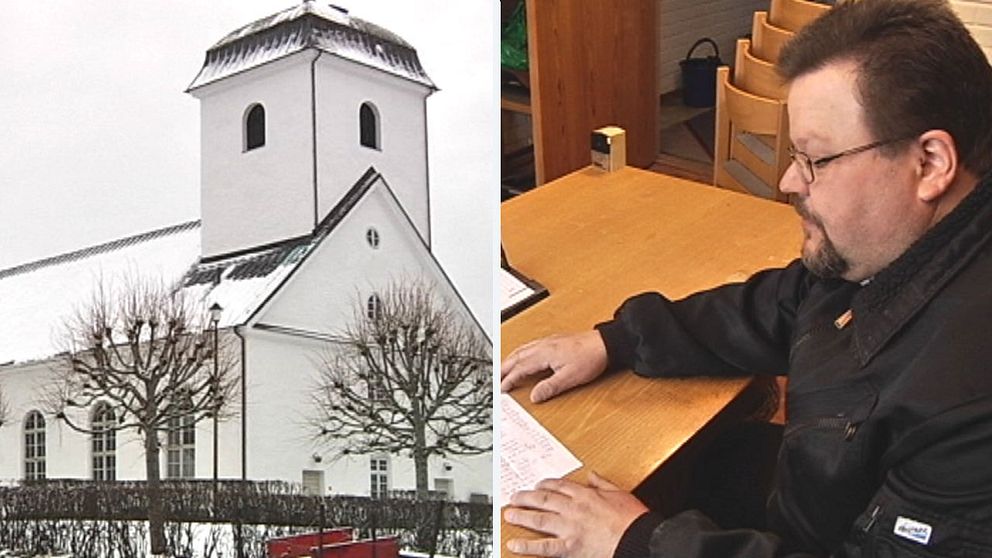 Kyrkvaktmästare Anders Olausson har inte mycket hopp om att gärningsmännen ska gripas