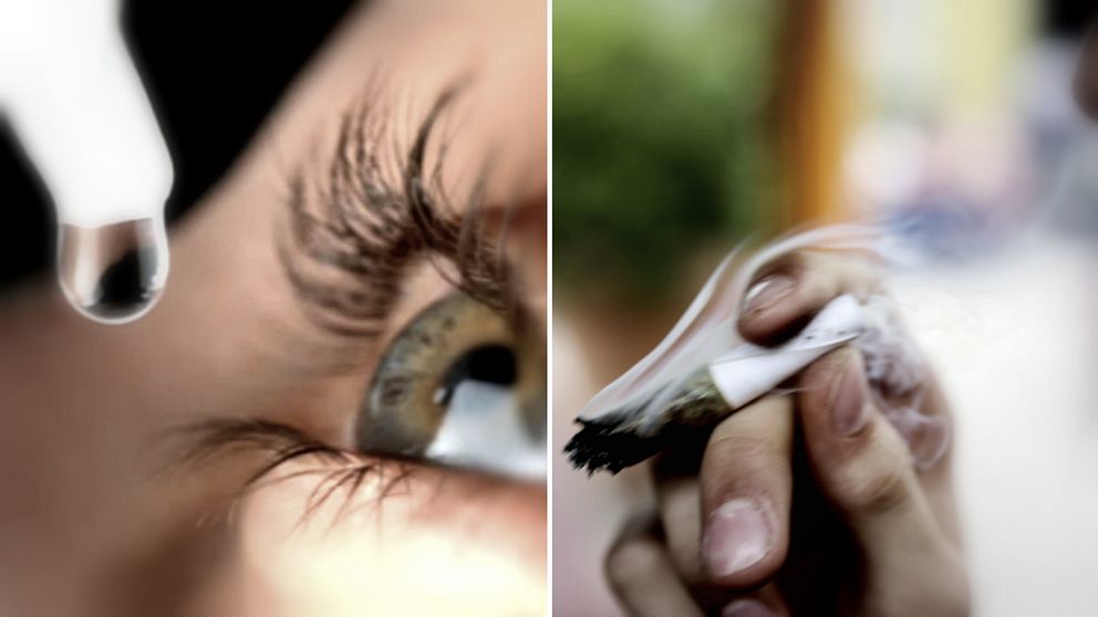 Olaglagliga ögondroppar säljs i öppet – cannabisbrukare favorit