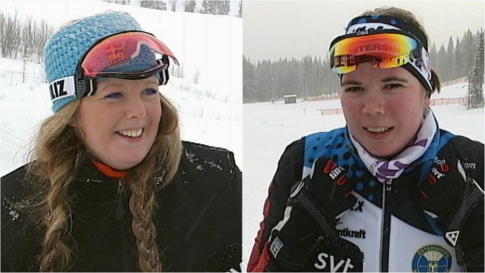 Linda Svensson från Bräcke och Lovisa Danielsson från Frösön