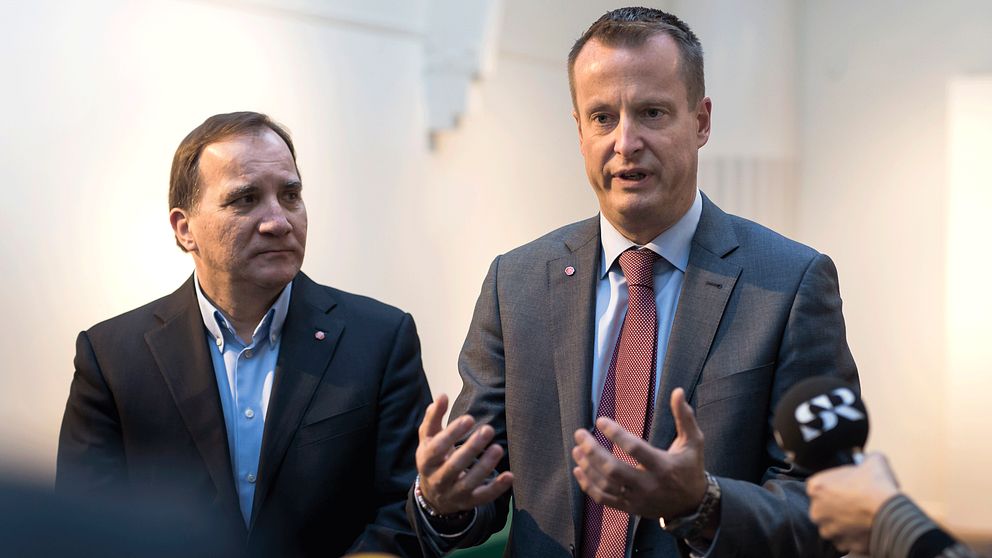 Statsminister Stefan Löfven (S) och inrikesminister Anders Ygeman (S)