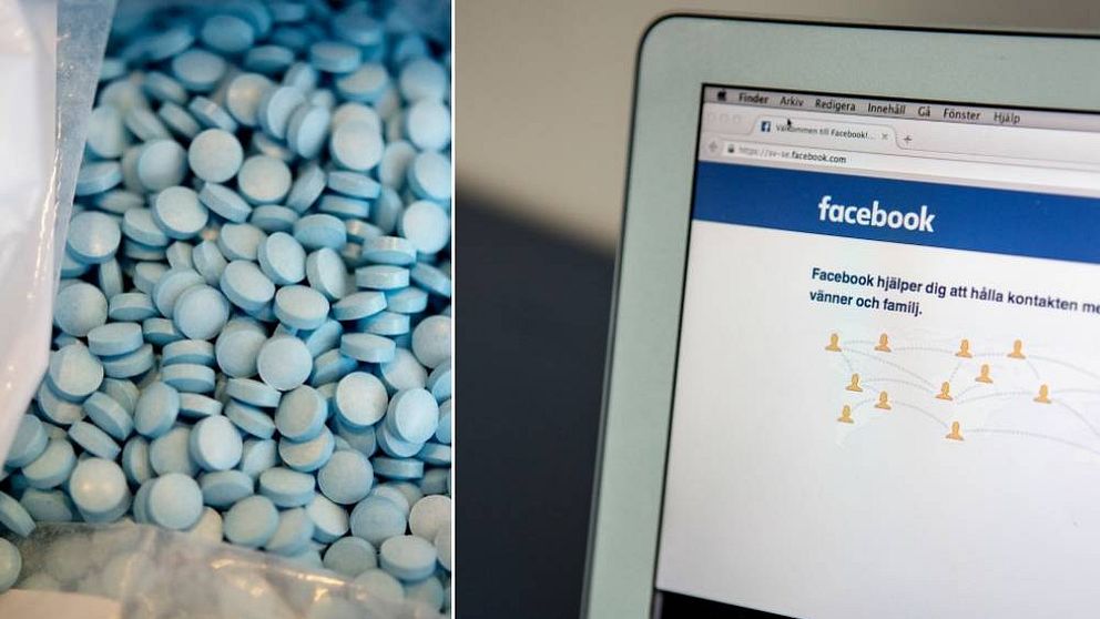 droger, tabletter, facebook