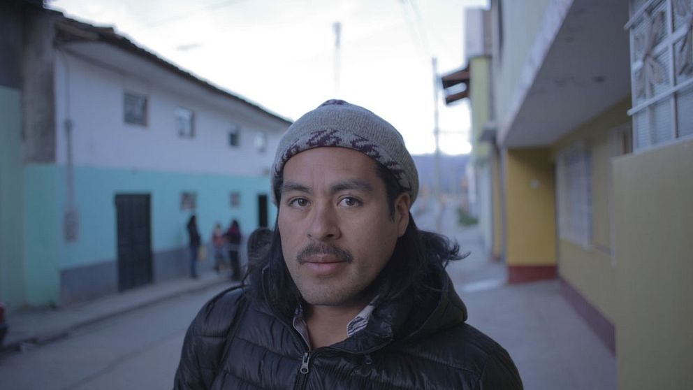 SVT Nyheters reporter Ricardo Garcia, på plats i Peru
