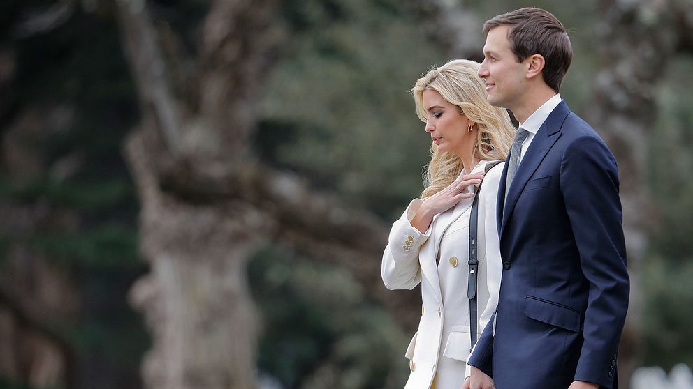 Jared Kushner och hans fru Ivanka Trump.