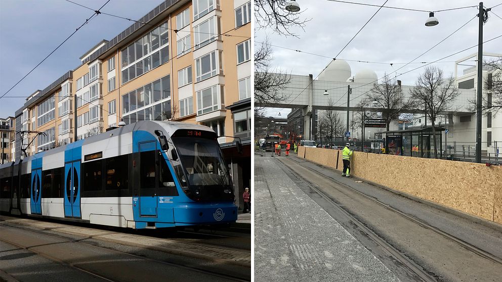 Fram till den första oktober kommer Tvärbanan mellan Sickla och Alvik att vara avstängd.