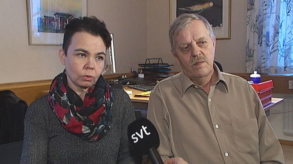 Anna Kumpula-Kostet (V) och Jan Larsson(S).