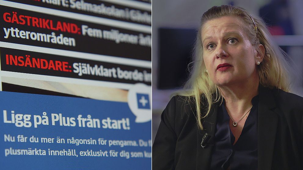 Anna Gullberg, chefredaktör på Gefle Dagblad.