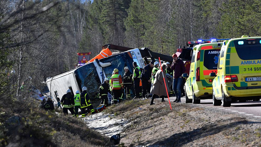 Bild från olycksplatsen.