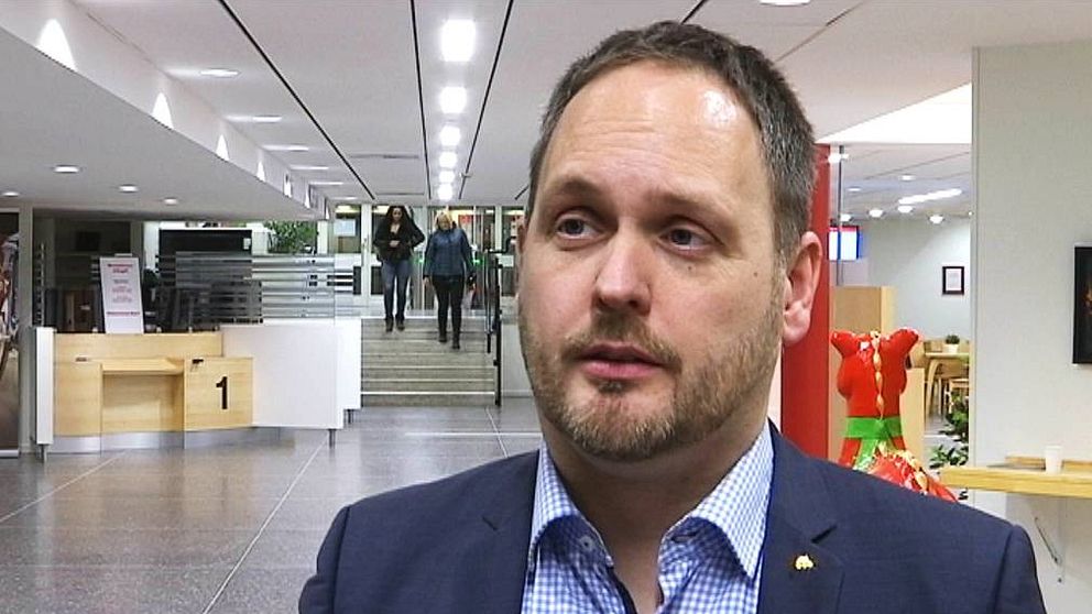 Jörgen Berglund (M), distriktsordförande och oppositionsråd i Sundsvall. Foto: SVT.