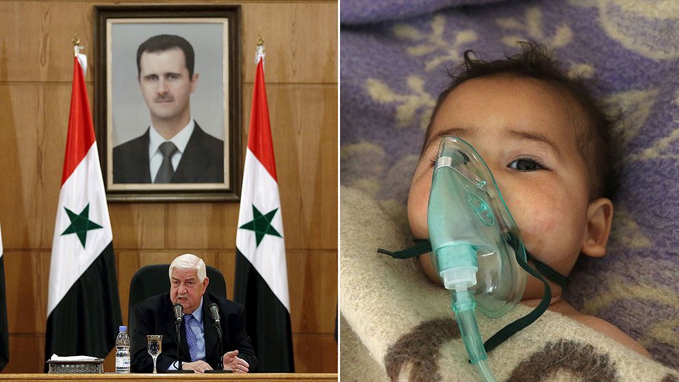Syriska utrikesministern säger att de aldrig använt kemvapen.
