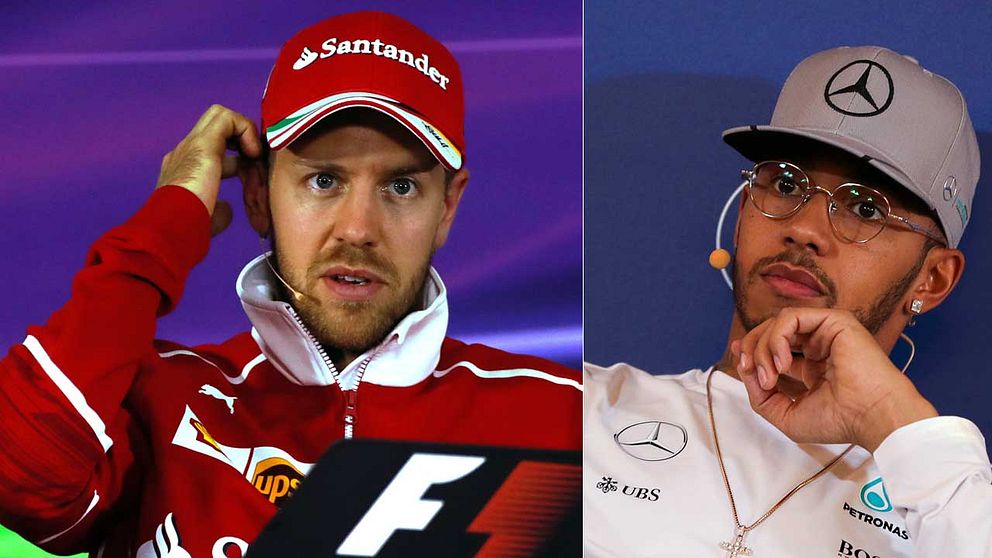 Sebastian Vettel vs Lewis Hamiton.