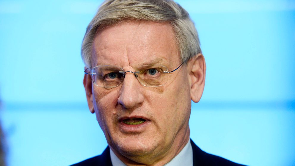 Före detta utrikesminister Carl Bildt (M).
