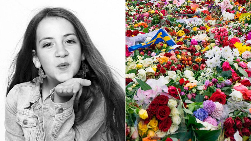 Ebba, 11 år, dog i terrorattacken på Drottninggatan.