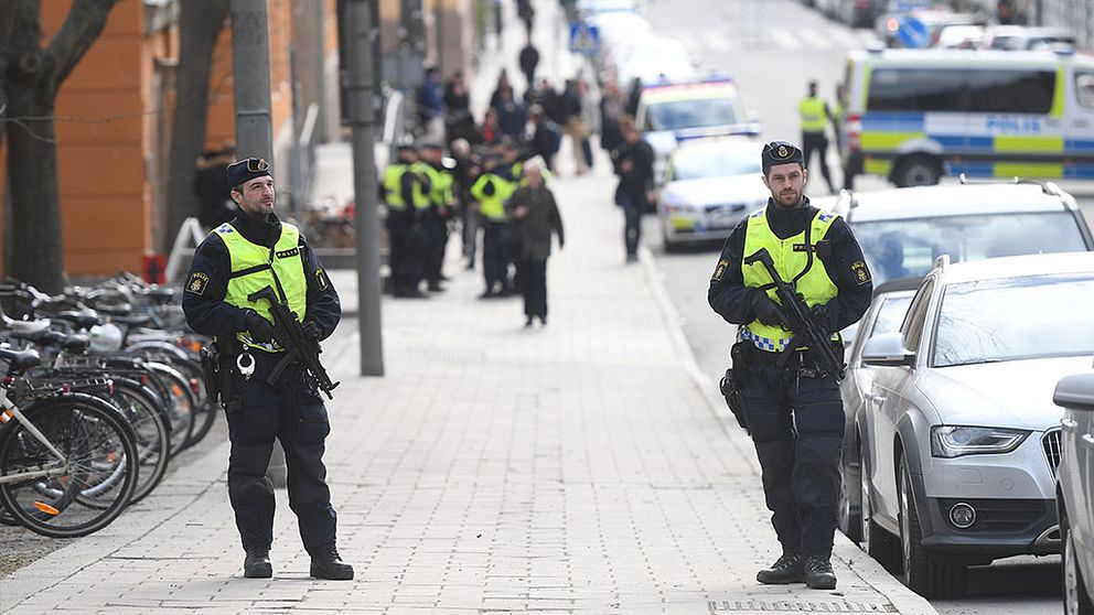 Poliser Stockholm terror