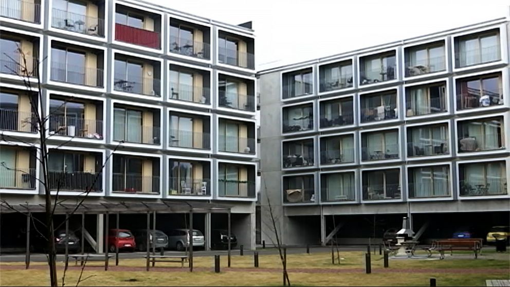 Det nybygga, prefabricerade ”Junior Living”-huset för unga, är en av de byggnader som fått mest kritik.