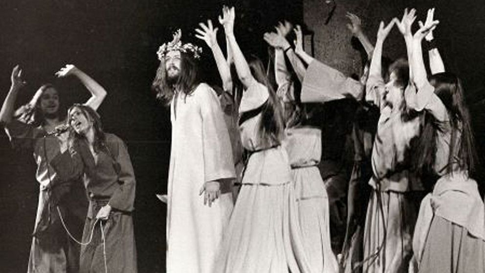 Föreställning av Jesus Christ Superstar i Köpenhamn på nyårsafton 1971.