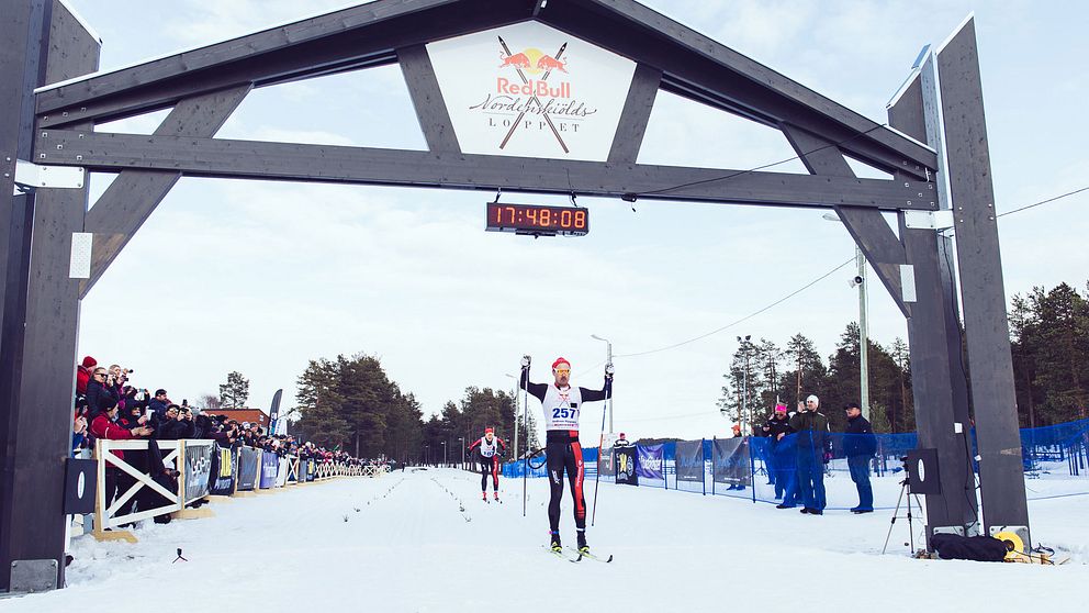 Andreas Nygaard, Norge, vann världens längsta skidtävling, Nordenskiöldsloppet i Jokkmokk.