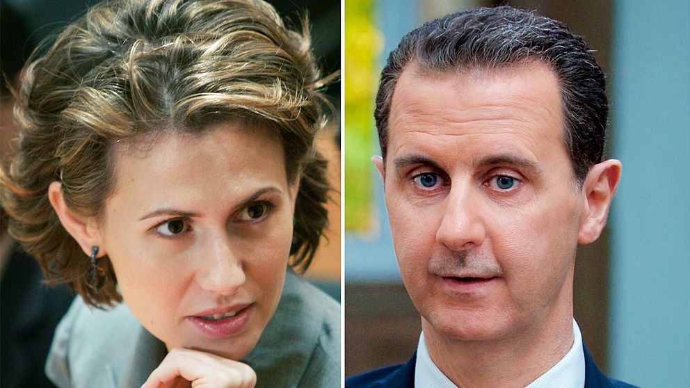 Presidentparet i Syrien, Asma och Bashar al-Assad.
