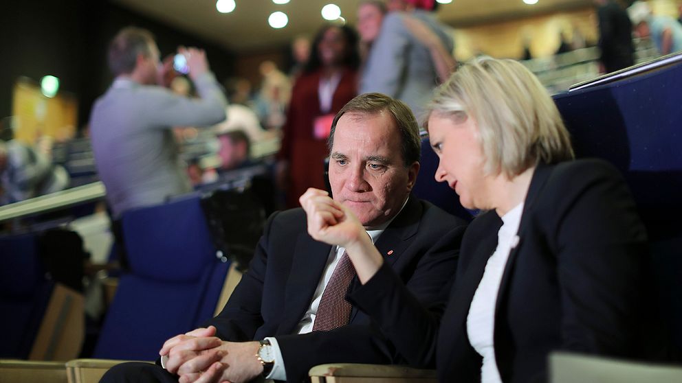 Stefan Löfven och Magdalena Andersson.